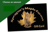 Gift Card (Choose Your Amount - Physical Card)